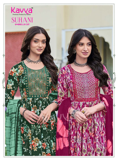 Suhani Vol 9 Kavya Viscose Readymade Pant Style Suits Exporter Ahmedabad
