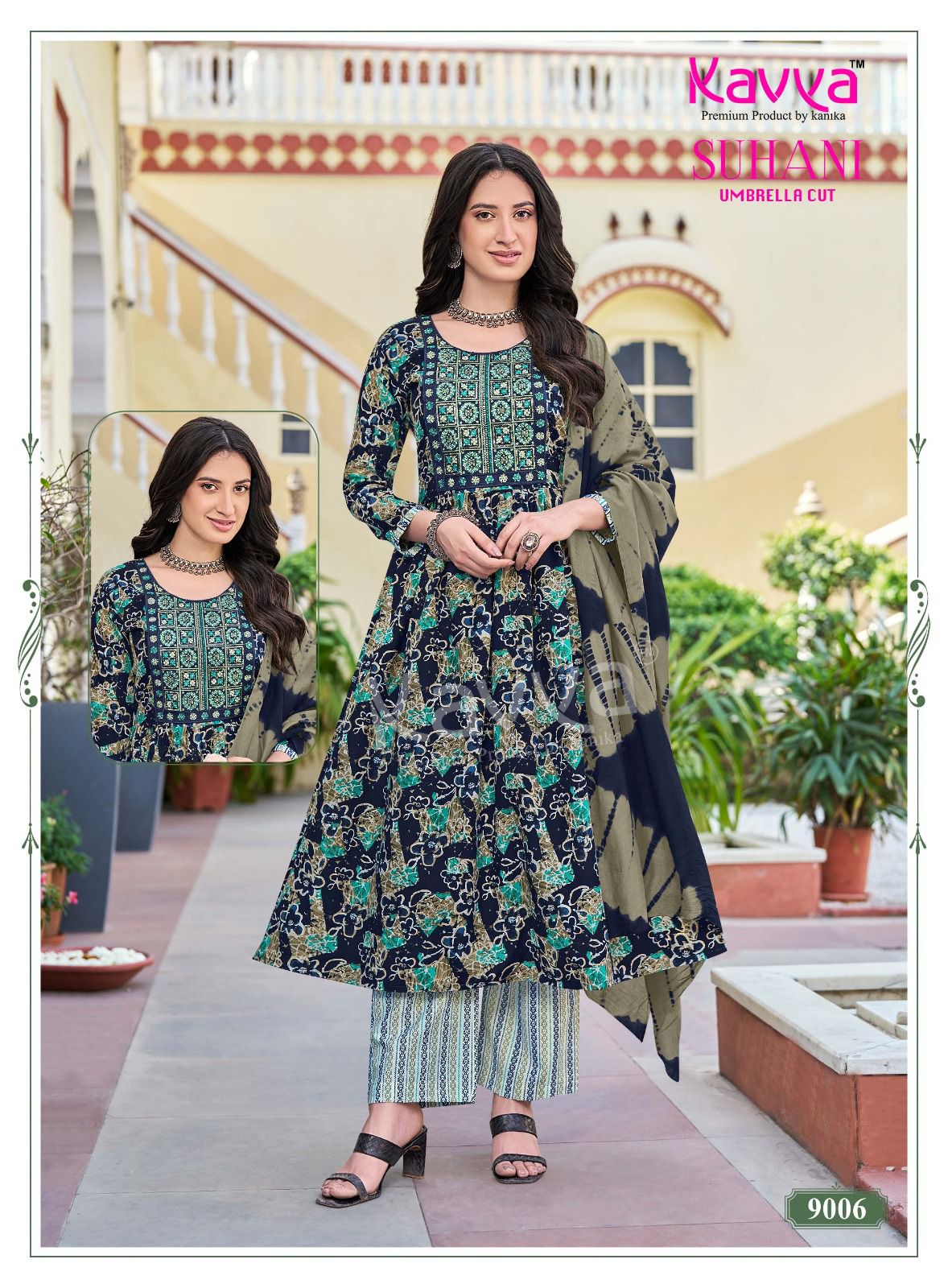 Suhani Vol 9 Kavya Viscose Readymade Pant Style Suits Exporter Ahmedabad