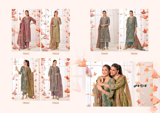 Suhara Jay Vijay Shimmer Pant Style Suits Exporter Gujarat