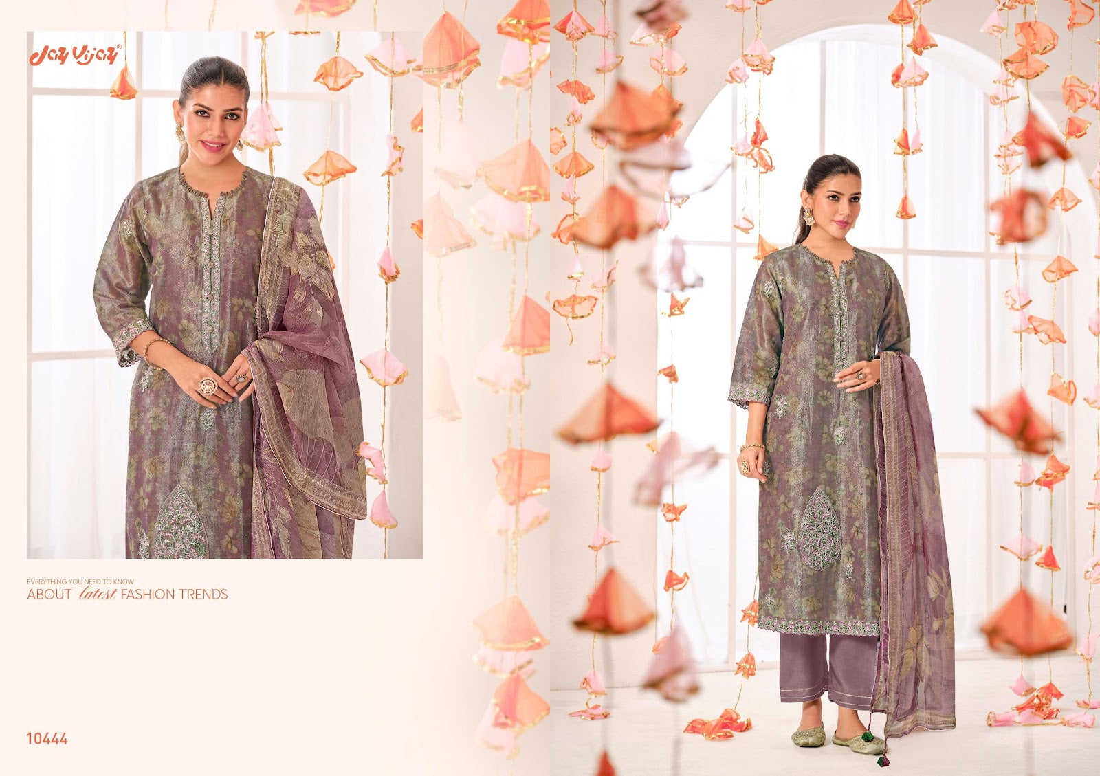 Suhara Jay Vijay Shimmer Pant Style Suits Exporter Gujarat