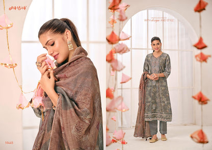 Suhara Jay Vijay Shimmer Pant Style Suits Exporter Gujarat