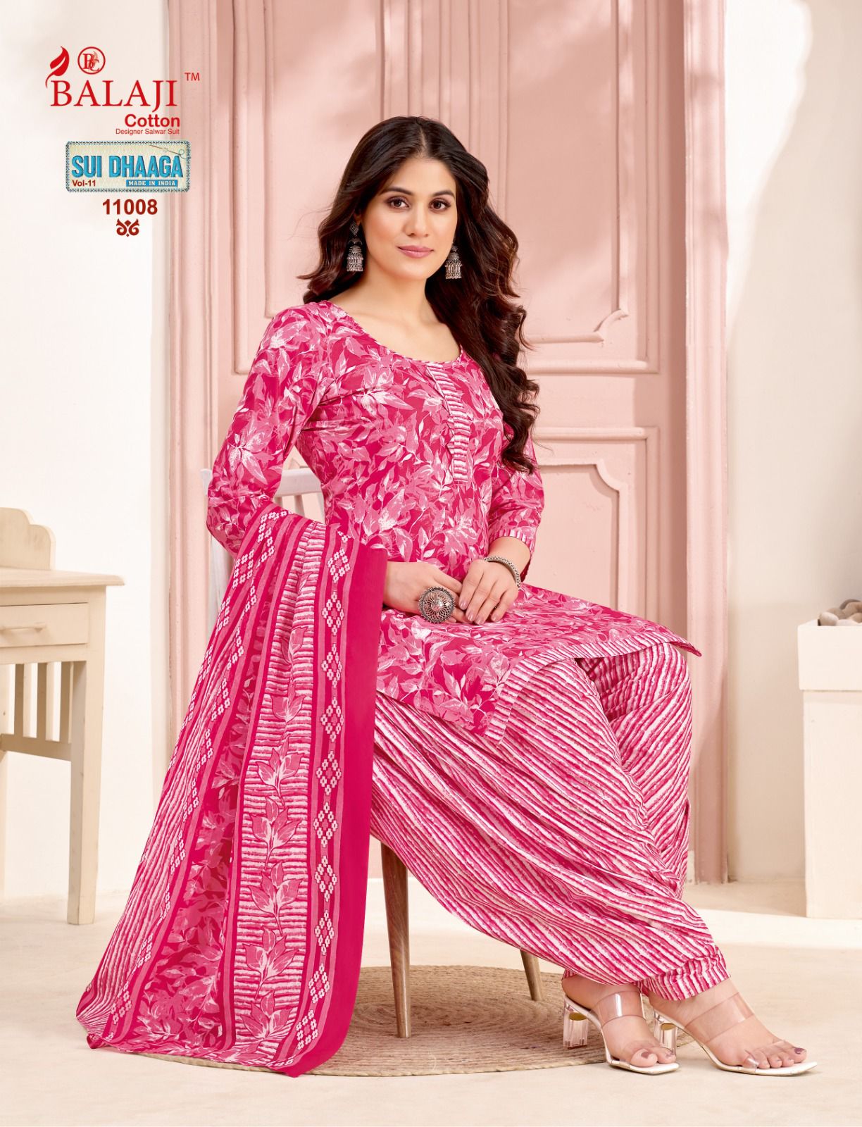 Sui Dhaaga Vol 11 Balaji Mix Cotton Cotton Dress Material Supplier India