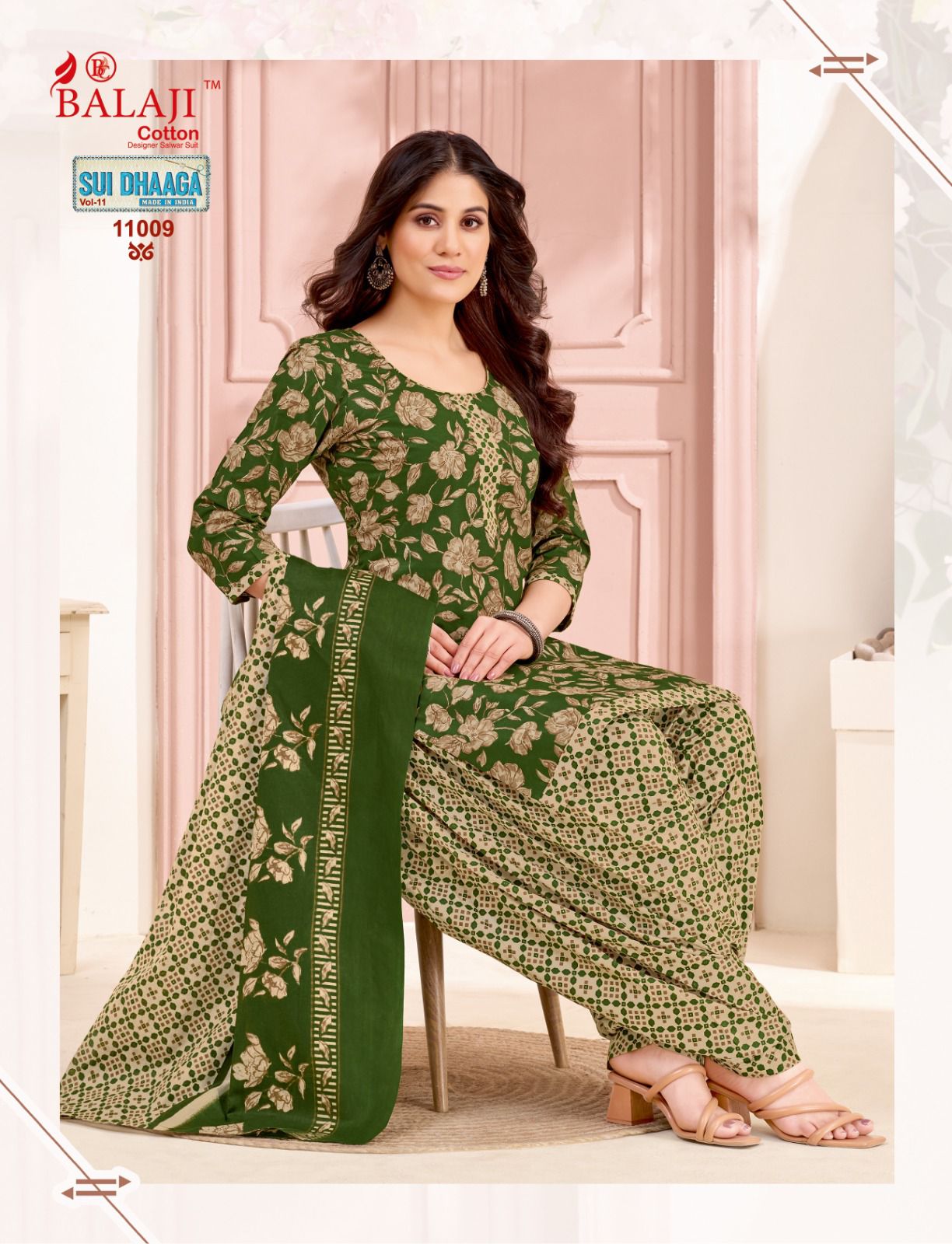 Sui Dhaaga Vol 11 Balaji Mix Cotton Cotton Dress Material Supplier India