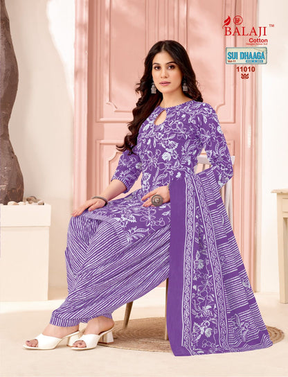 Sui Dhaaga Vol 11 Balaji Mix Cotton Cotton Dress Material Supplier India