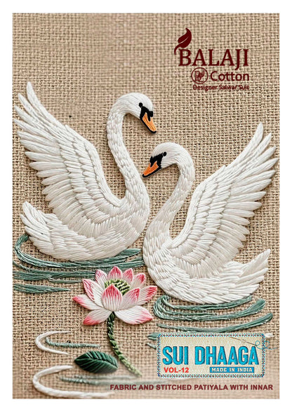 Sui Dhaaga Vol 12 Balaji Cotton Dress Material Wholesaler India