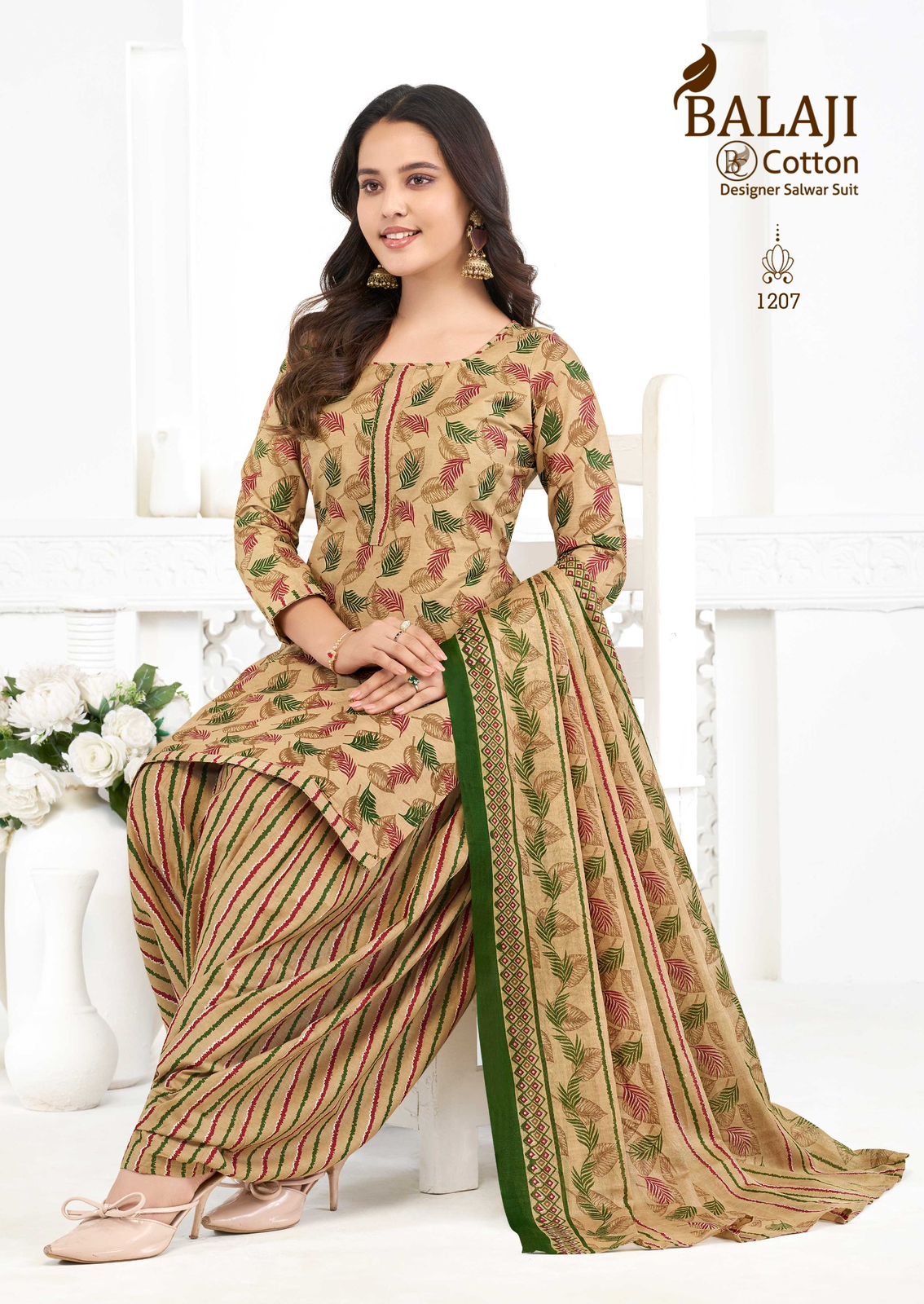 Sui Dhaaga Vol 12 Balaji Readymade Cotton Patiyala Suits Exporter Gujarat