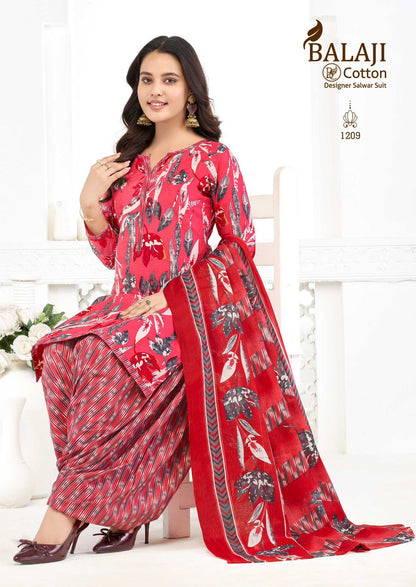 Sui Dhaaga Vol 12 Balaji Readymade Cotton Patiyala Suits Exporter Gujarat