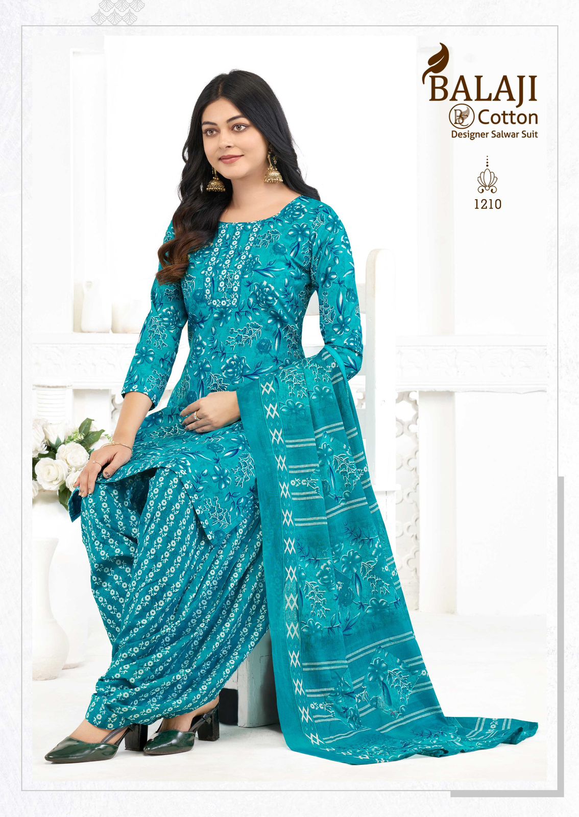 Sui Dhaaga Vol 12 Balaji Readymade Cotton Patiyala Suits Exporter Gujarat