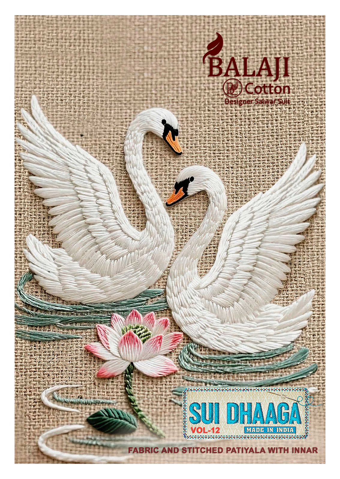Sui Dhaaga Vol 12 Balaji Readymade Cotton Patiyala Suits Exporter Gujarat
