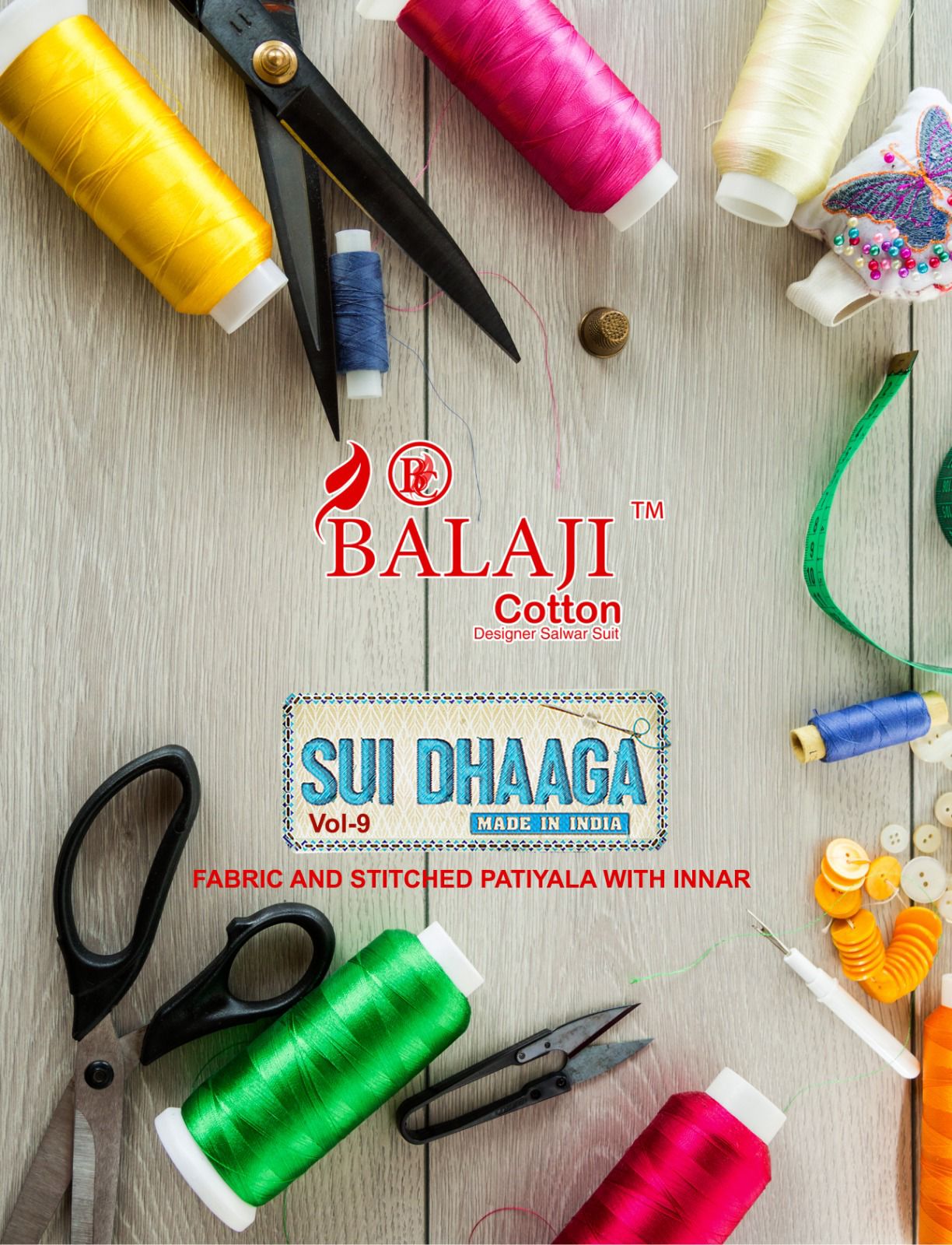 Sui Dhaaga Vol 9 Balaji Cotton Dress Material Exporter