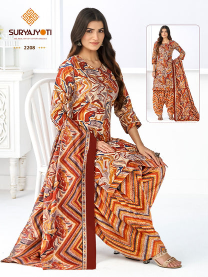 Sui Dhaga Vol 22 Suryajyoti Readymade Cotton Patiyala Suits Manufacturer Gujarat