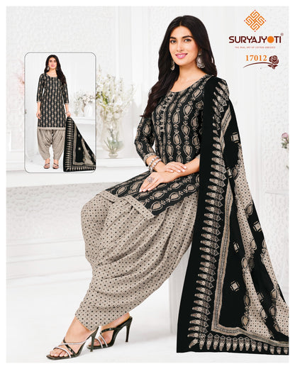 Sui Dhaga Vol 25 Suryajyoti Readymade Cotton Patiyala Suits Wholesale Price