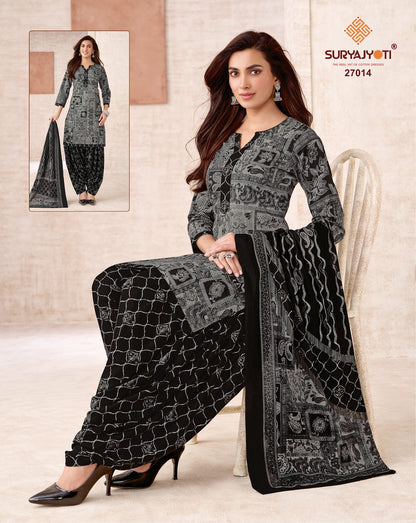 Sui Dhaga Vol 27 Suryajyoti Readymade Cotton Patiyala Suits Wholesale