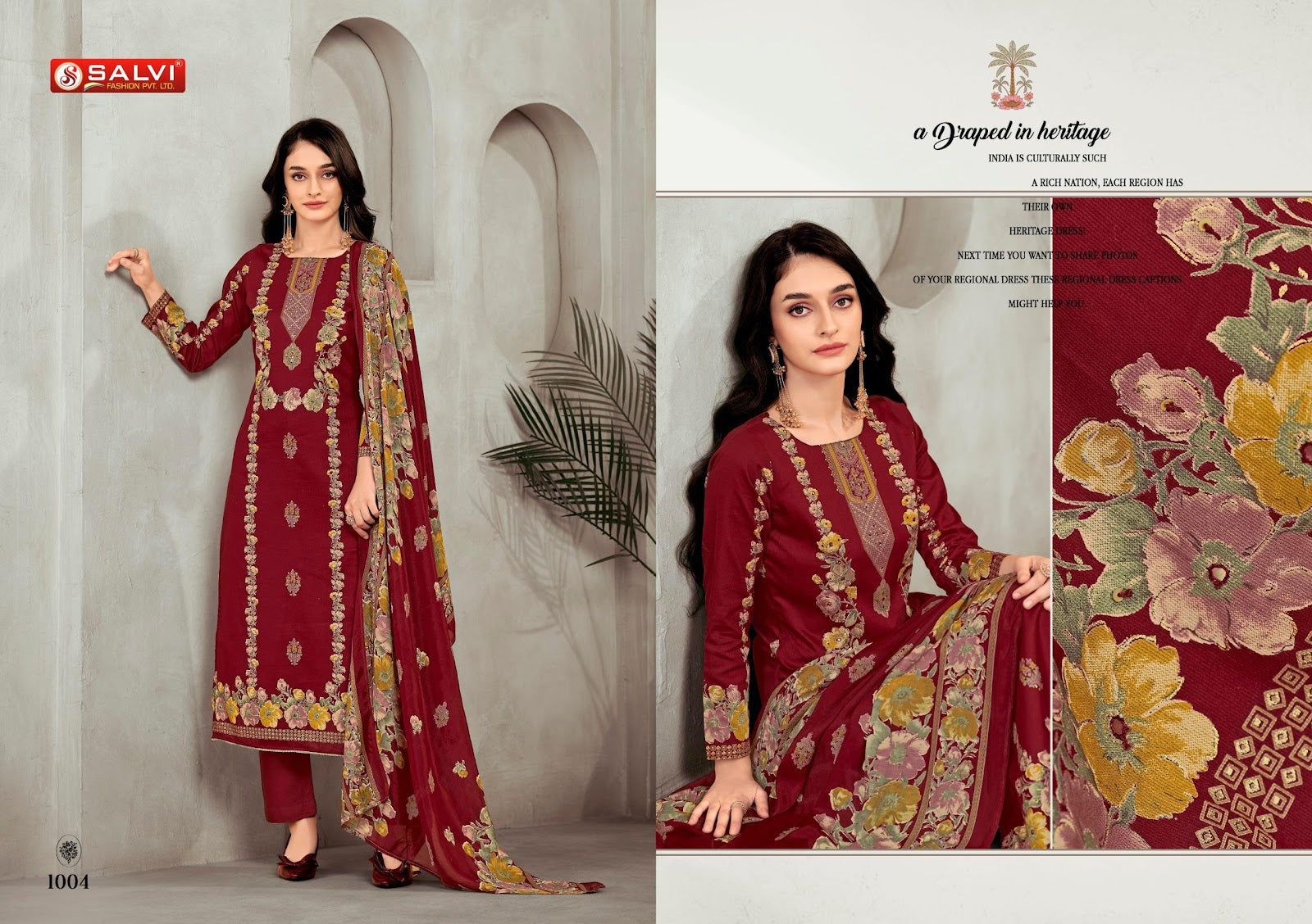 Sukanya Cotton Salvi Fashion Pant Style Suits Wholesale Price