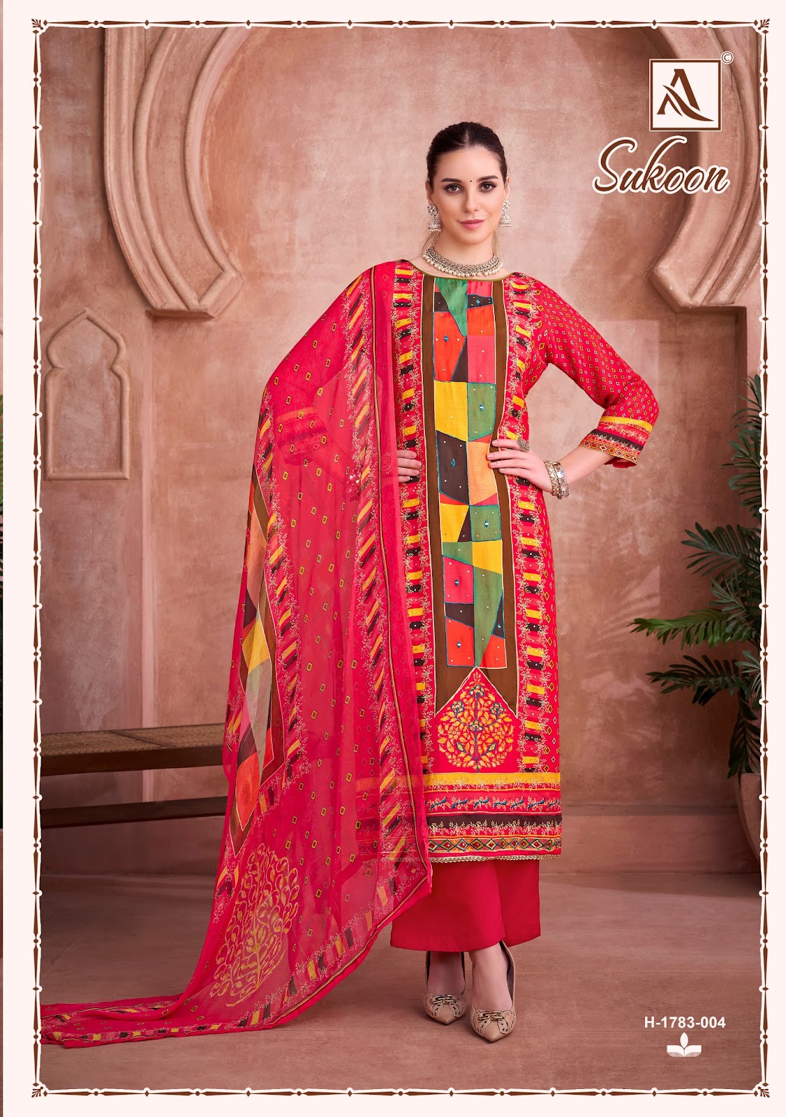 Sukoon Alok Viscose Muslin Karachi Salwar Suits Wholesaler India
