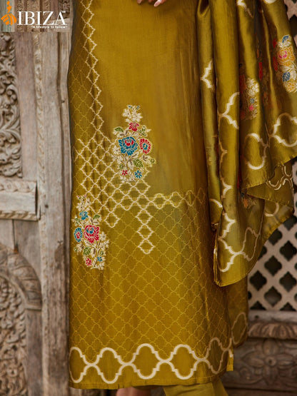 Sukoon Ibiza Banglori Silk Pant Style Suits Supplier India