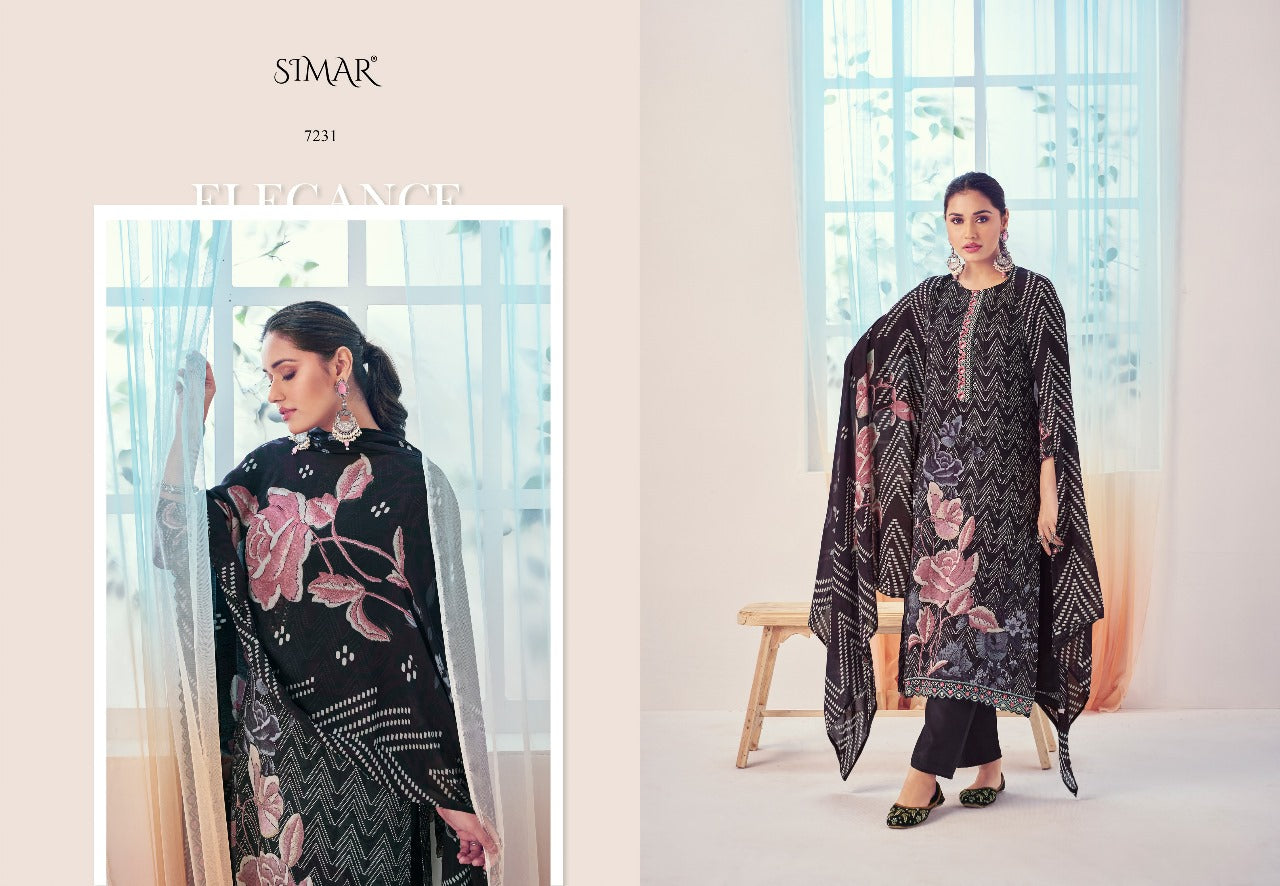 Sukoon Simar Viscose Pashmina Suits Manufacturer Ahmedabad