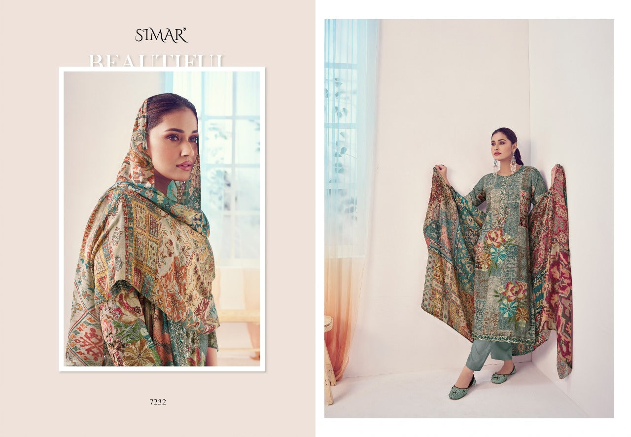 Sukoon Simar Viscose Pashmina Suits Manufacturer Ahmedabad