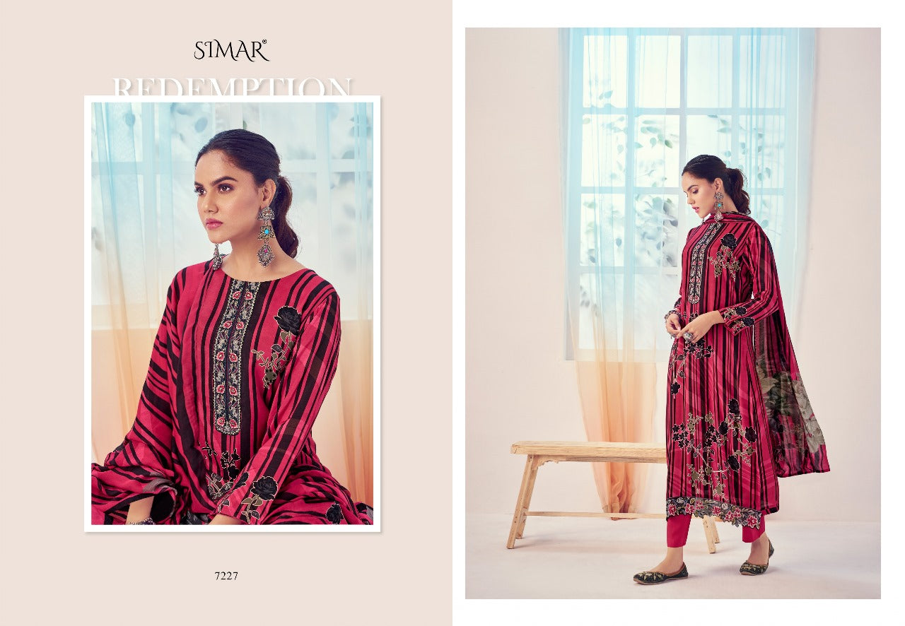 Sukoon Simar Viscose Pashmina Suits Manufacturer Ahmedabad