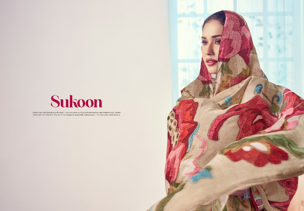 Sukoon Simar Viscose Pashmina Suits Manufacturer Ahmedabad