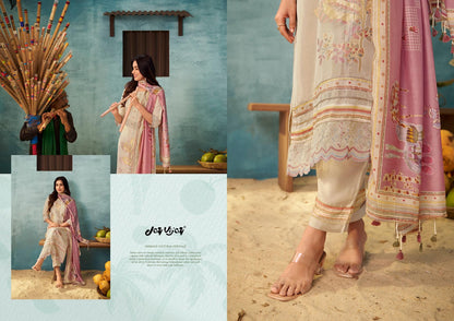 Sukoon Vol 3 Jay Vijay Tissue Pant Style Suits Manufacturer India