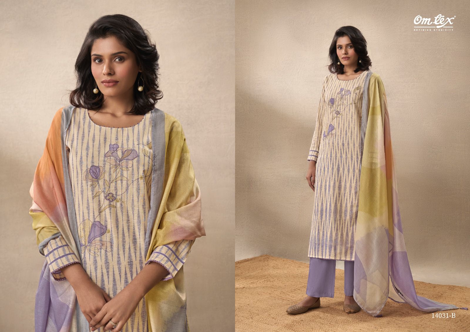 Sukriti Omtex Cotton Pant Style Suits Supplier Gujarat