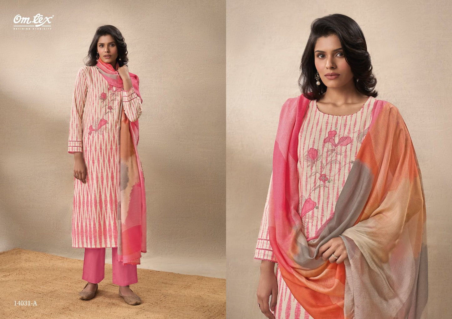 Sukriti Omtex Cotton Pant Style Suits Supplier Gujarat