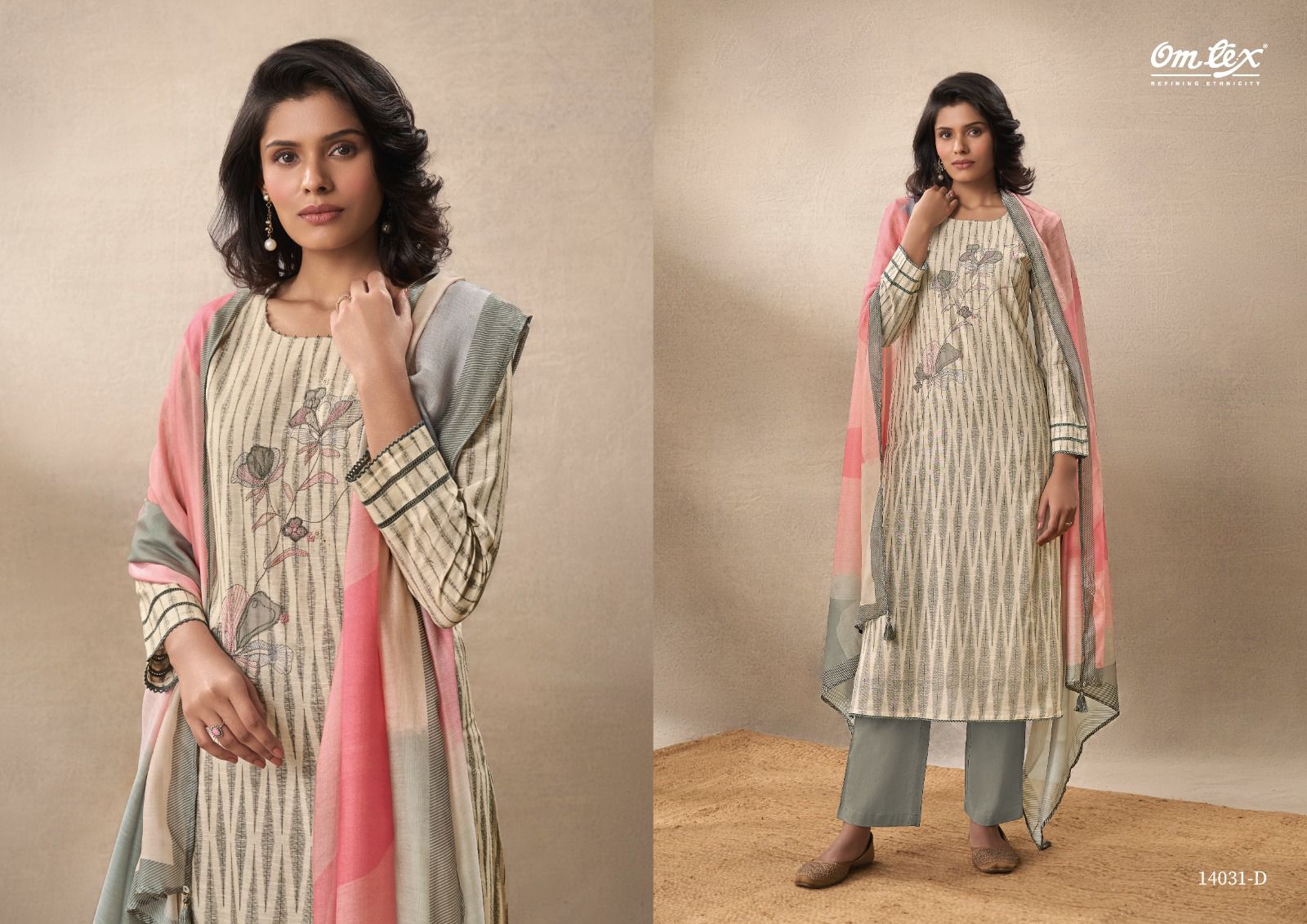 Sukriti Omtex Cotton Pant Style Suits Supplier Gujarat