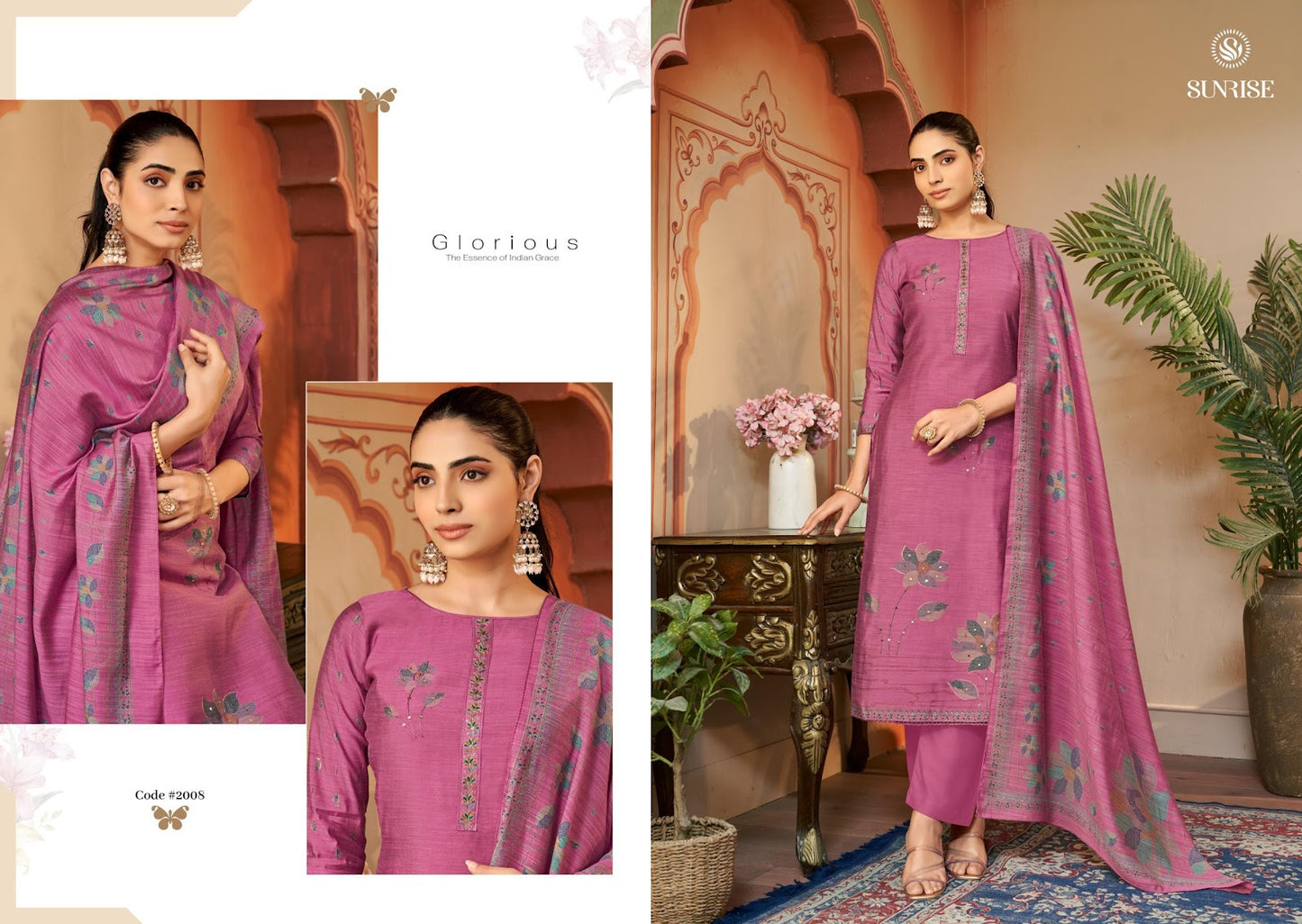 Sukun Vol 2 Sunrise Silk Pant Style Suits Manufacturer