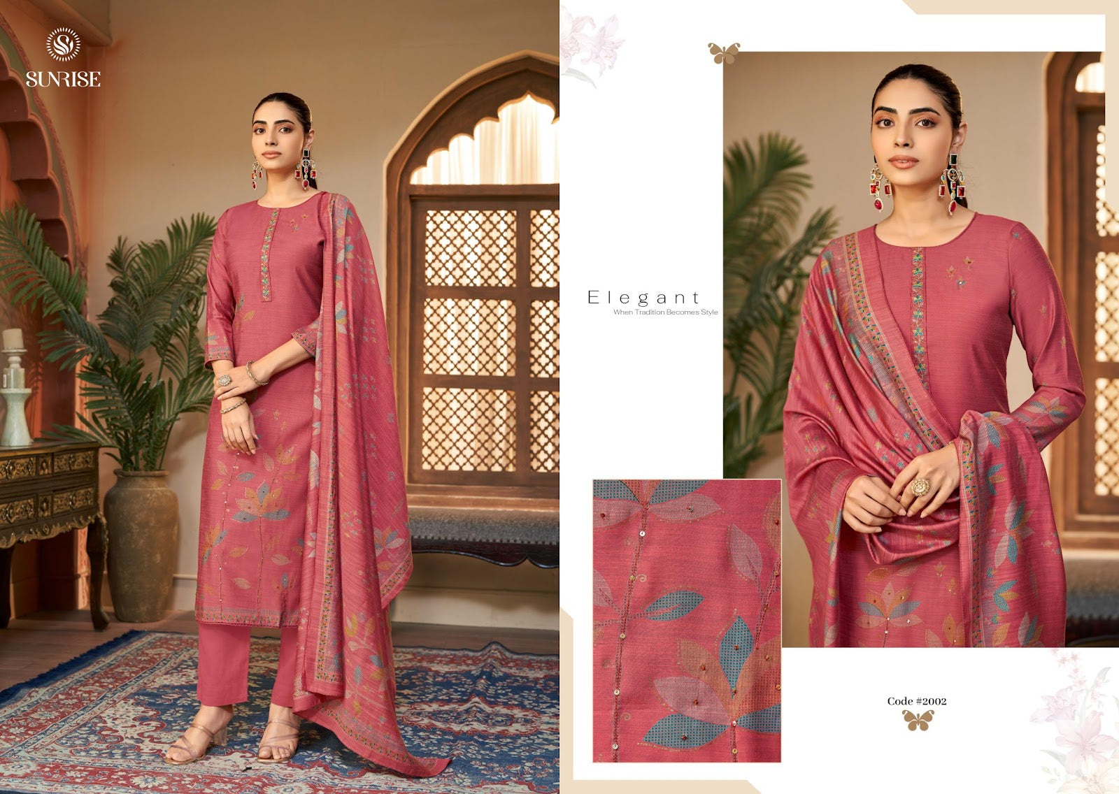 Sukun Vol 2 Sunrise Silk Pant Style Suits Manufacturer
