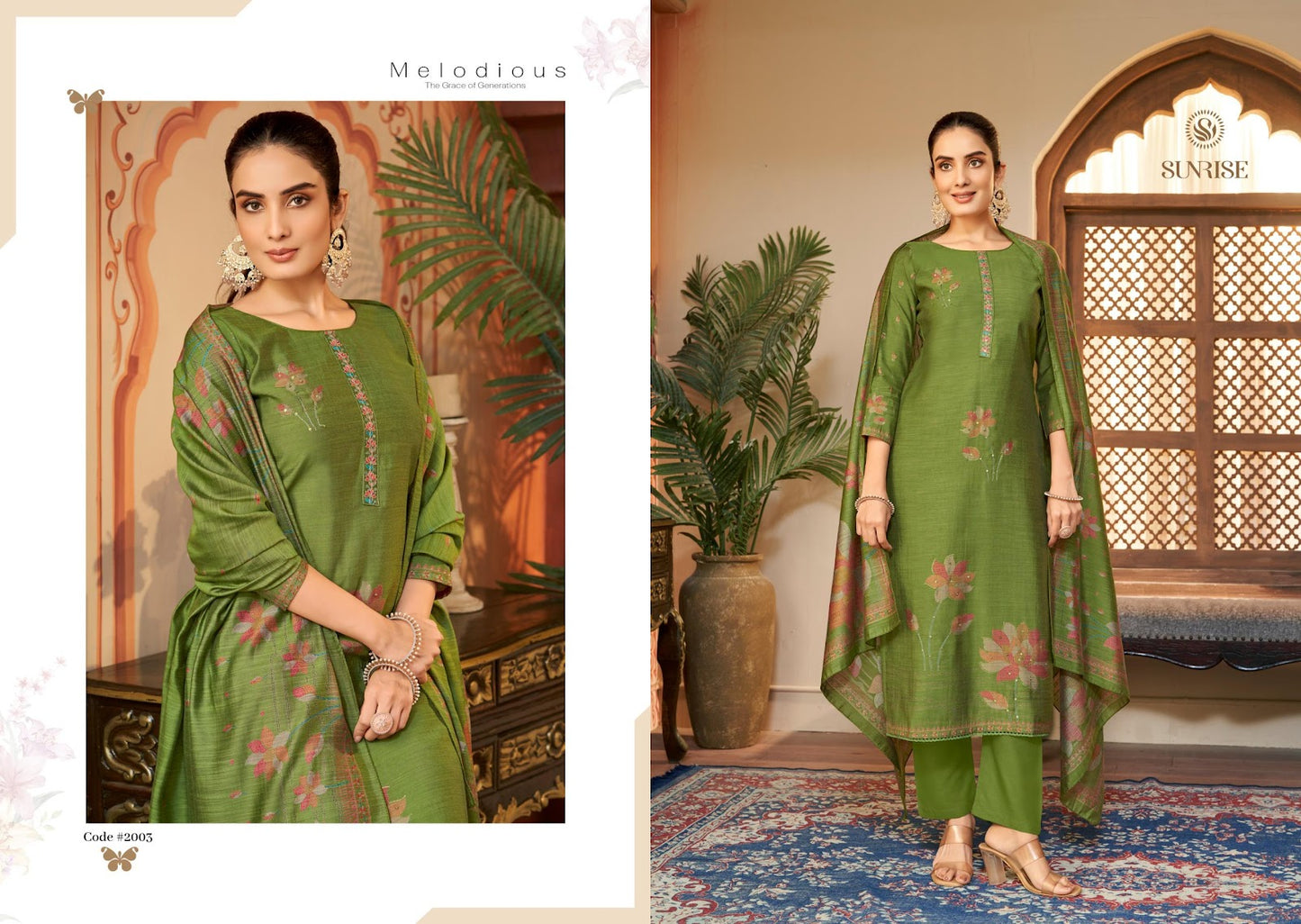 Sukun Vol 2 Sunrise Silk Pant Style Suits Manufacturer