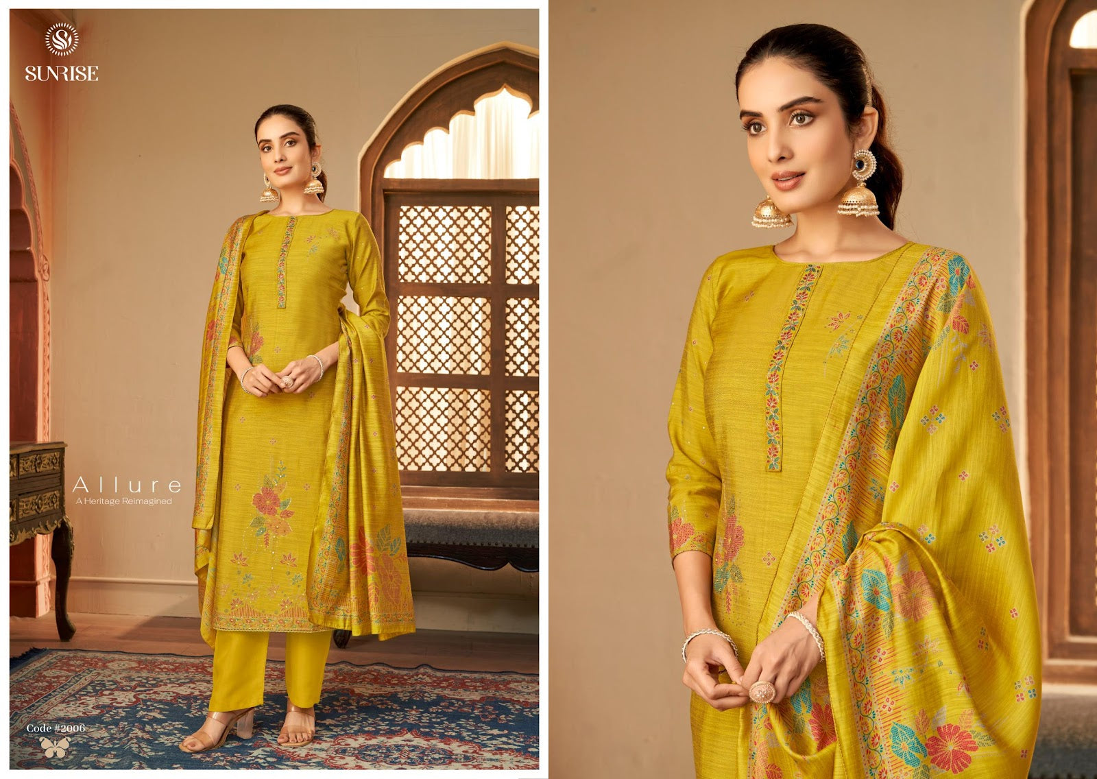 Sukun Vol 2 Sunrise Silk Pant Style Suits Manufacturer