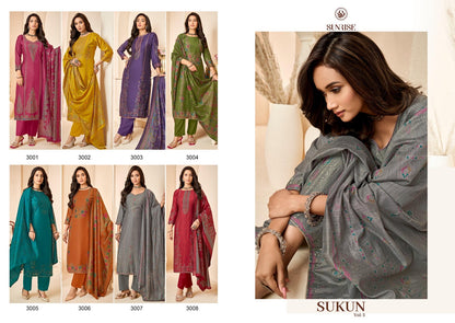 Sukun Vol 3 Sunrise Vintage Silk Pant Style Suits Wholesaler