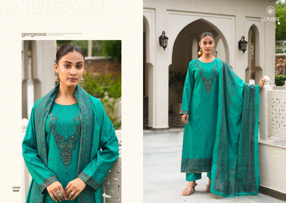 Sukun Vol 4 Sunrise Bostone Silk Pant Style Suits Manufacturer Ahmedabad