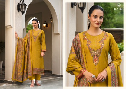 Sukun Vol 4 Sunrise Bostone Silk Pant Style Suits Manufacturer Ahmedabad
