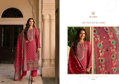 Sukun Vol 5 Sunrise Bostone Silk Pant Style Suits Supplier Ahmedabad