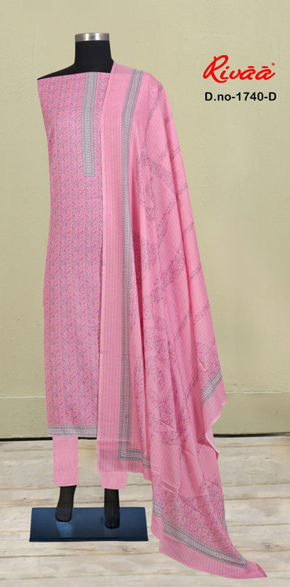 Sukura 1740 Rivaa Cotton Salwar Suits Exporter Gujarat