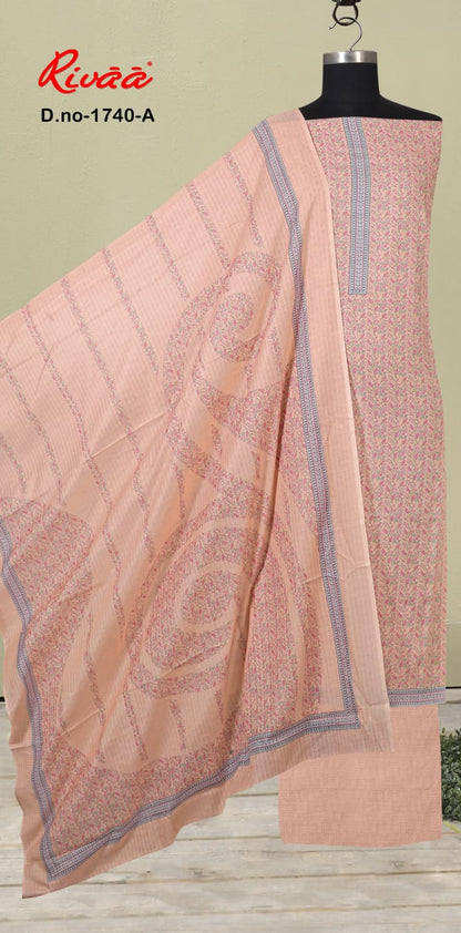 Sukura 1740 Rivaa Cotton Salwar Suits Exporter Gujarat