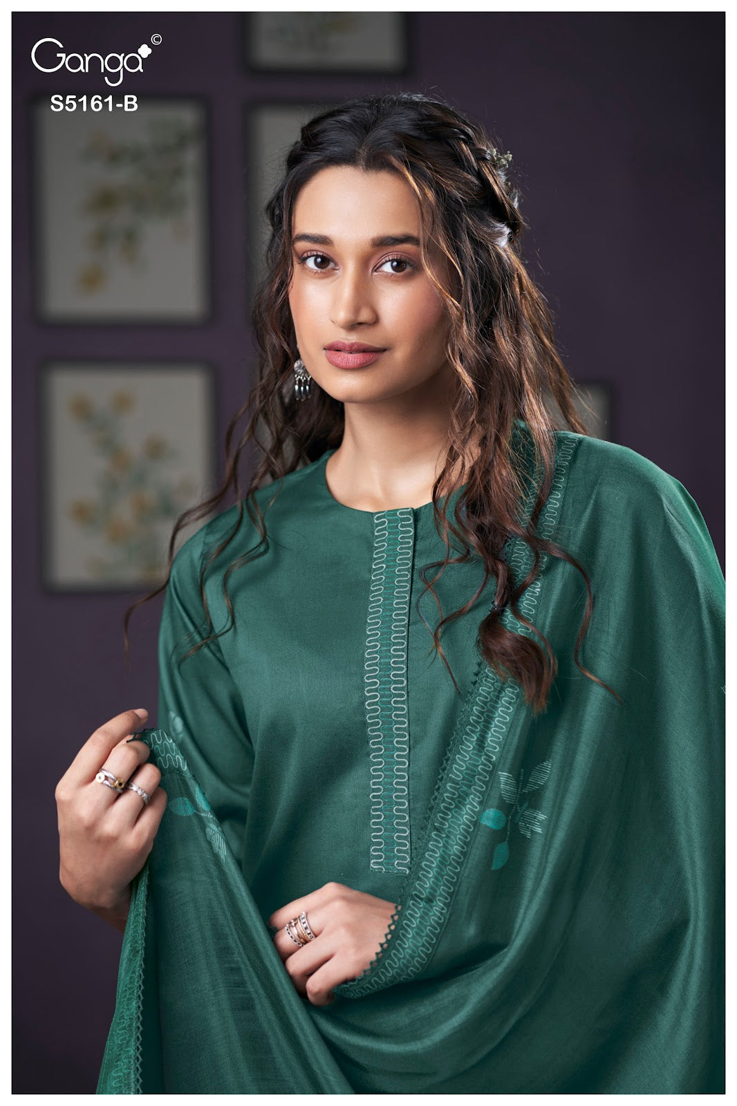 Sulagna S5161 Ganga Corduroy Plazzo Style Suits Exporter Gujarat