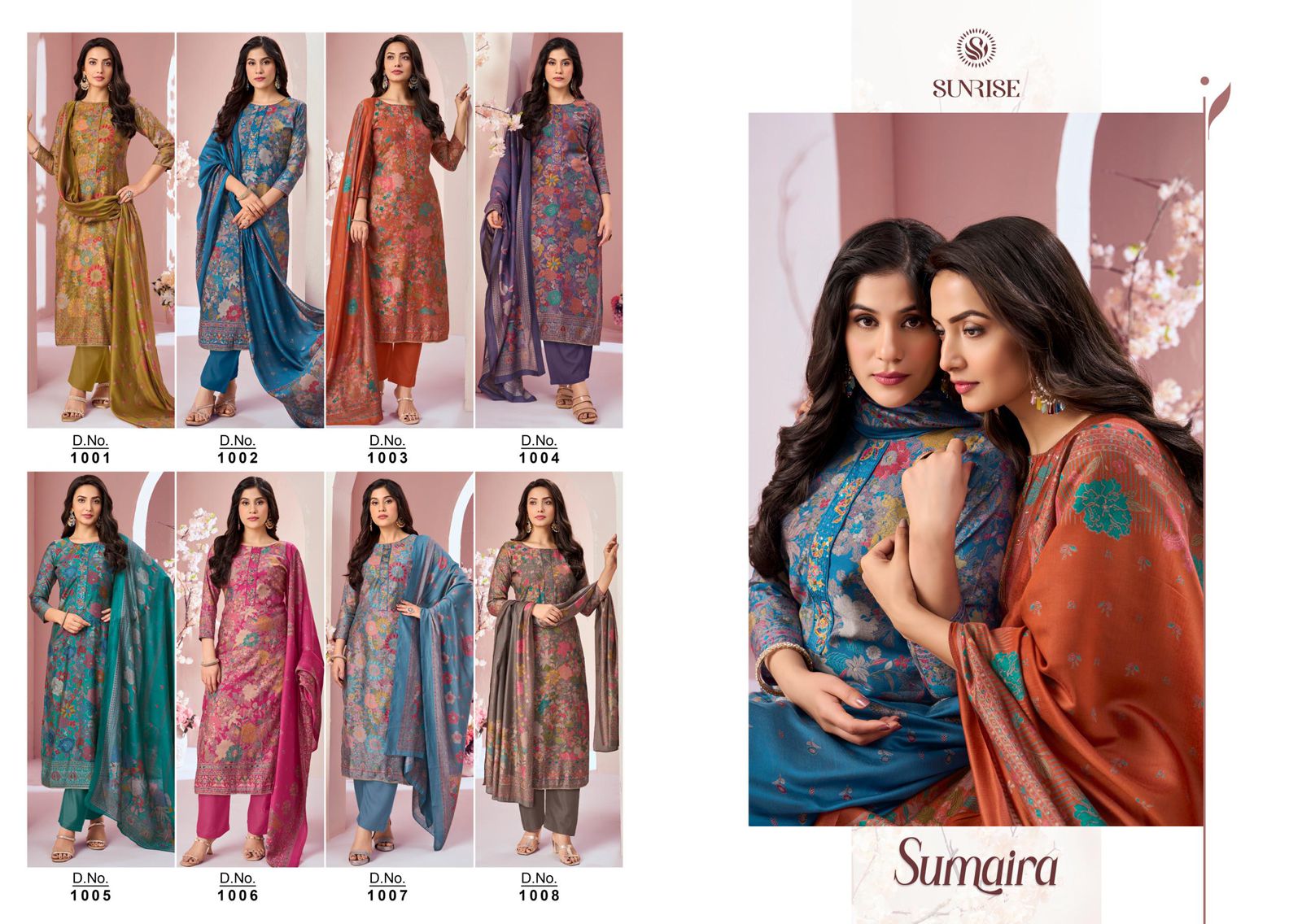 Sumaira Sunrise Modal Silk Pant Style Suits Exporter India