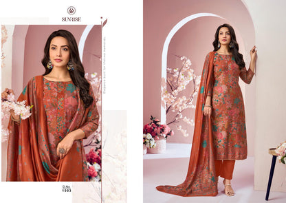 Sumaira Sunrise Modal Silk Pant Style Suits Exporter India