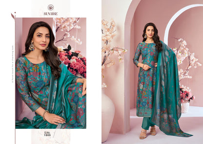 Sumaira Sunrise Modal Silk Pant Style Suits Exporter India