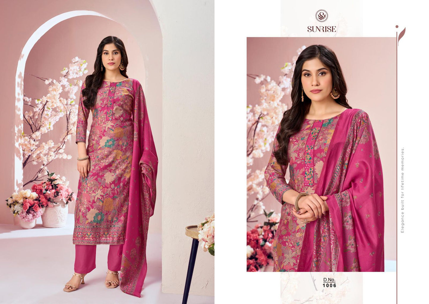 Sumaira Sunrise Modal Silk Pant Style Suits Exporter India