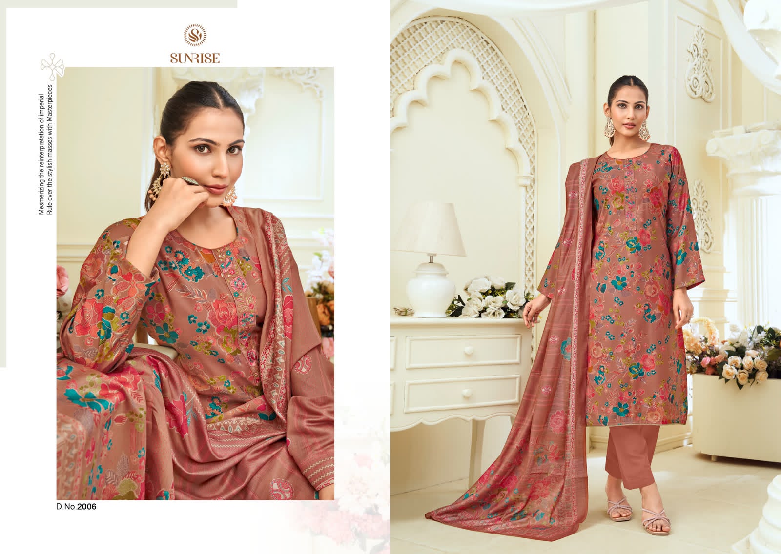 Sumaira Vol 2 Sunrise Modal Silk Pant Style Suits Manufacturer Ahmedabad
