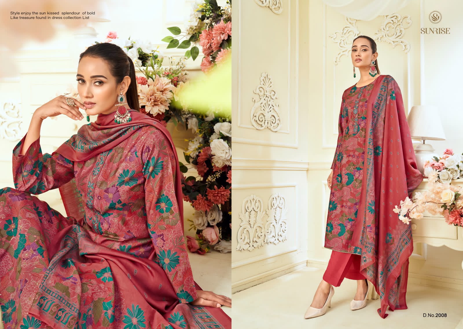 Sumaira Vol 2 Sunrise Modal Silk Pant Style Suits Manufacturer Ahmedabad