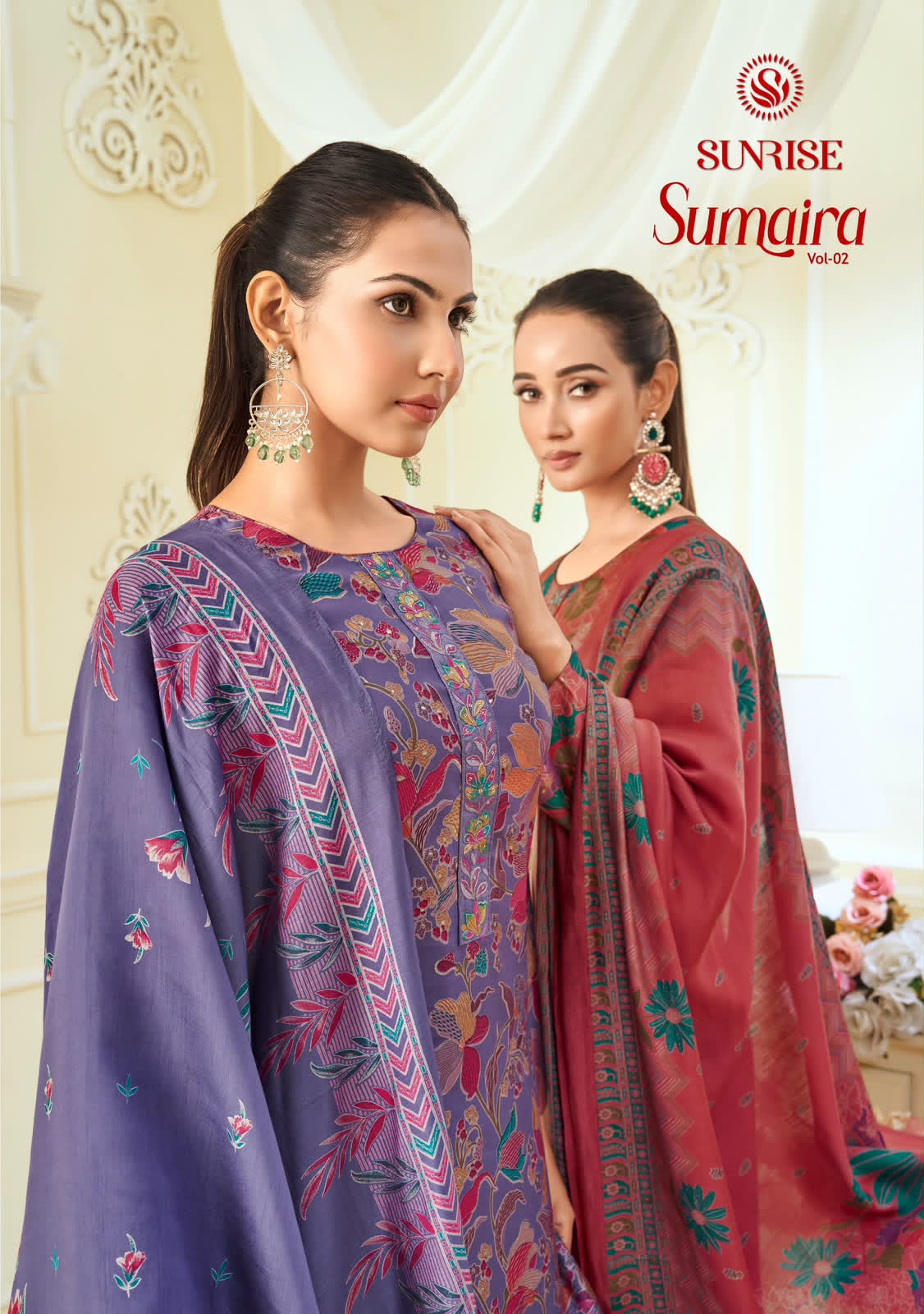 Sumaira Vol 2 Sunrise Modal Silk Pant Style Suits Manufacturer Ahmedabad
