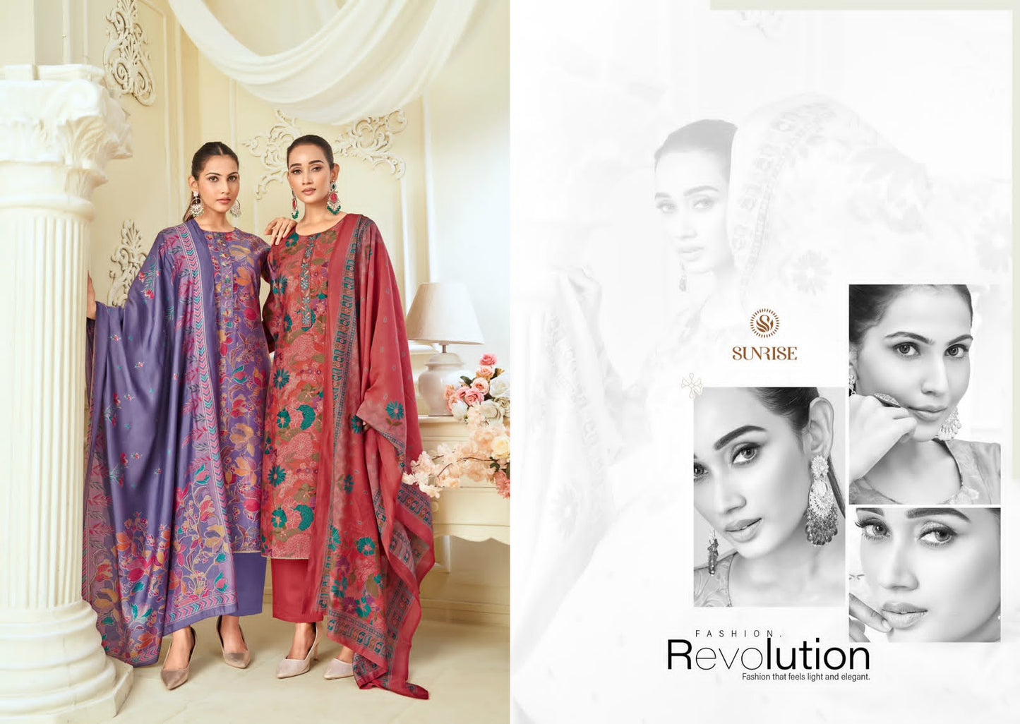 Sumaira Vol 2 Sunrise Modal Silk Pant Style Suits Manufacturer Ahmedabad