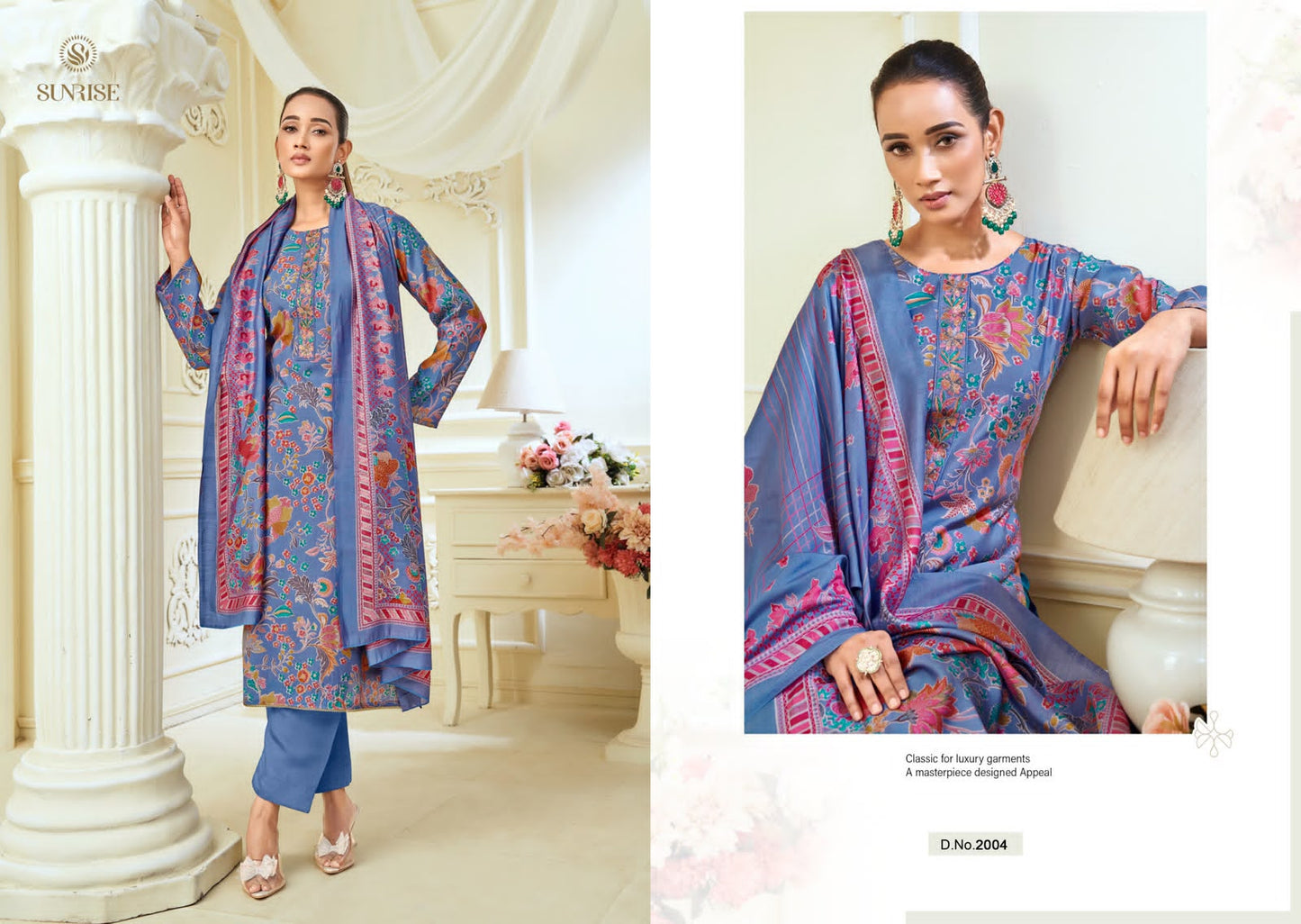 Sumaira Vol 2 Sunrise Modal Silk Pant Style Suits Manufacturer Ahmedabad