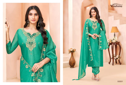 Sumaiya Vishnu Impex Gabana Silk Pant Style Suits Manufacturer Gujarat