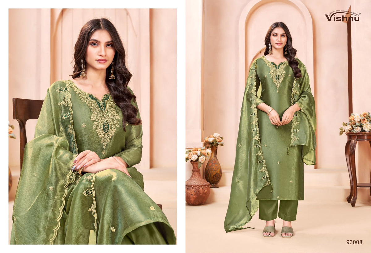 Sumaiya Vishnu Impex Gabana Silk Pant Style Suits Manufacturer Gujarat
